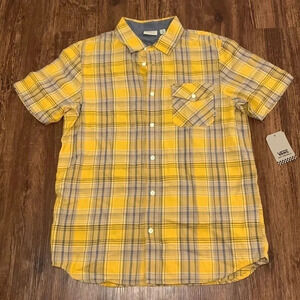 Vans Button Down Plaid Shirt NWT